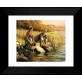 thumbnail image 1 of Women Washing Clothes by a Stream 15x18 Framed Art Print by Knight, Daniel Ridgway, 1 of 2