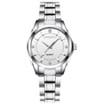 thumbnail image 1 of Women Watch Classic Quartz Wristwatch for Woman Solid Stainess Steel Band Luminous Pointer 3ATM Waterproof Watch Mother's Day Gift, 1 of 8