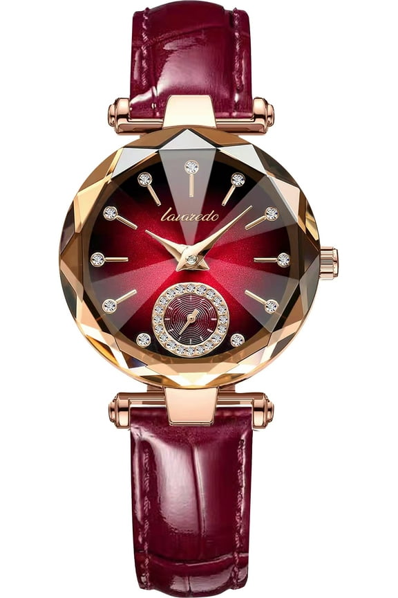 Women Watch Fashion Diamond Quartz Watch for Women Luxury Dress Ladies Watches Leather Band Women Watch Gift for Women