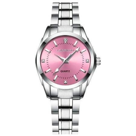 Women Watch Quartz Lady Wristwatch with Solid Stainess Steel Band Luminous Pointer 3ATM Waterproof Watch Gift for Woman