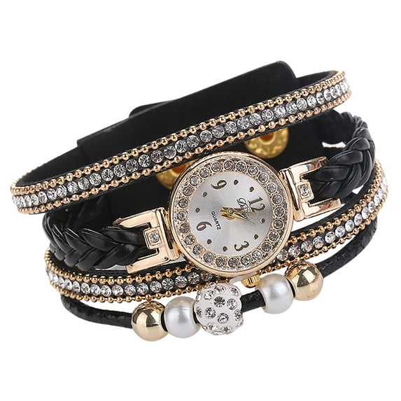 Women Watches Fashion Vintage Weave Wrap Quartz Wrist Watch Bracelet For Ladies, Usupdd 2025 Women Watches Fashion Vintage Weave