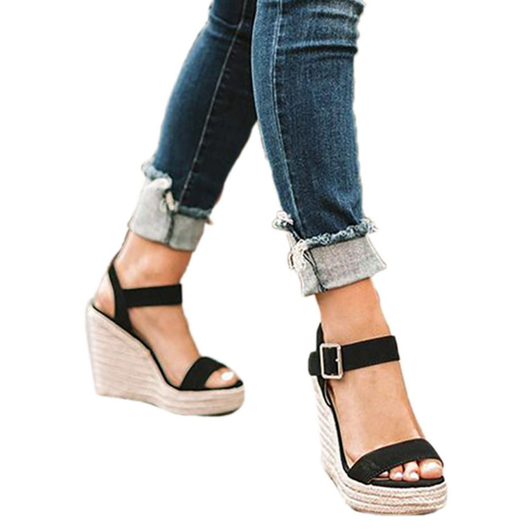 Walmart womens deals wedge sandals