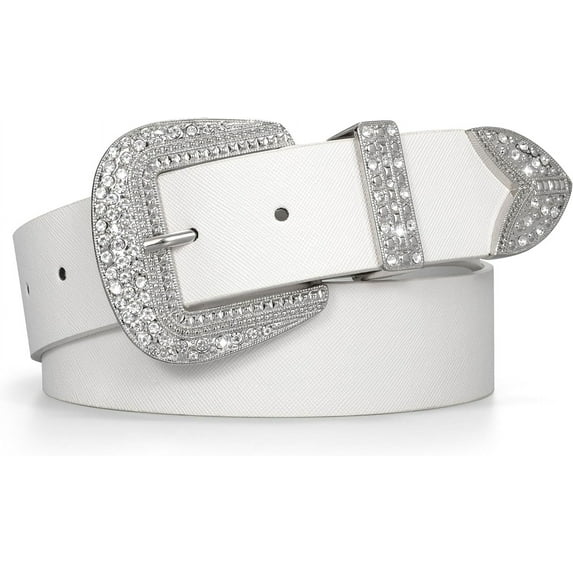 Women Western Leather Belts Ladies Vintage Design Waist Belt for Pants Jeans Dresses