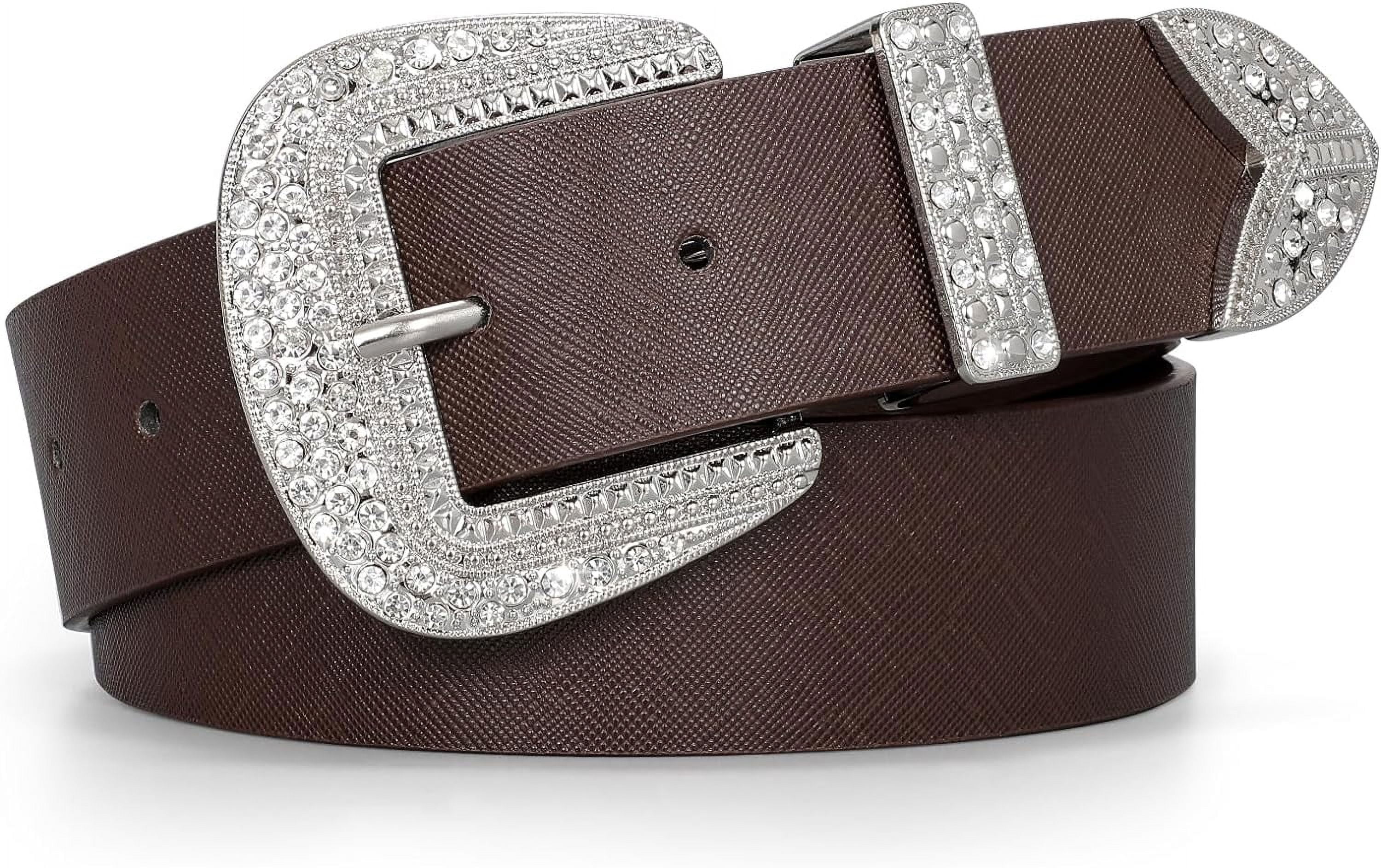 Women Western Leather Belts Ladies Vintage Design Waist Belt  display picture 3
