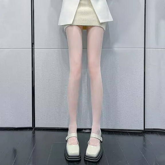 Women White Black Pantyhose Translucent Summer Thin Leggings Women Tights for Winter Sheer Pattern Fishnet Tights Womens Patterned Tights Sheer Tights Opaque Stockings for Women Girls Fishnet Tights