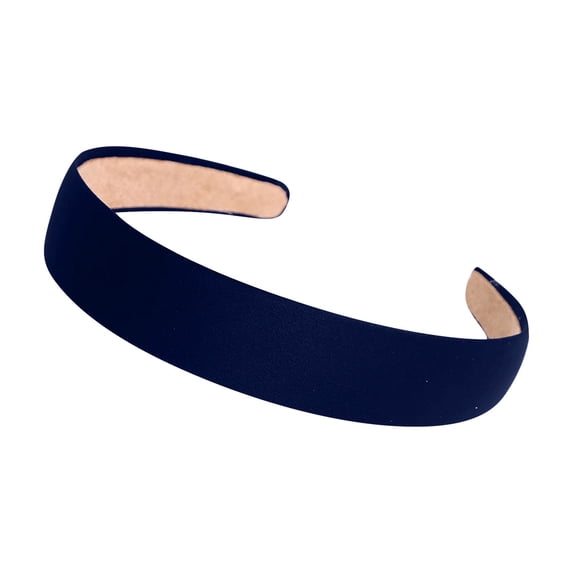 Women Wide Elastic Fashion Headbands Head Hoop Hair Accessories Thick Headwear for Women Girls Hair Band Navy Blue