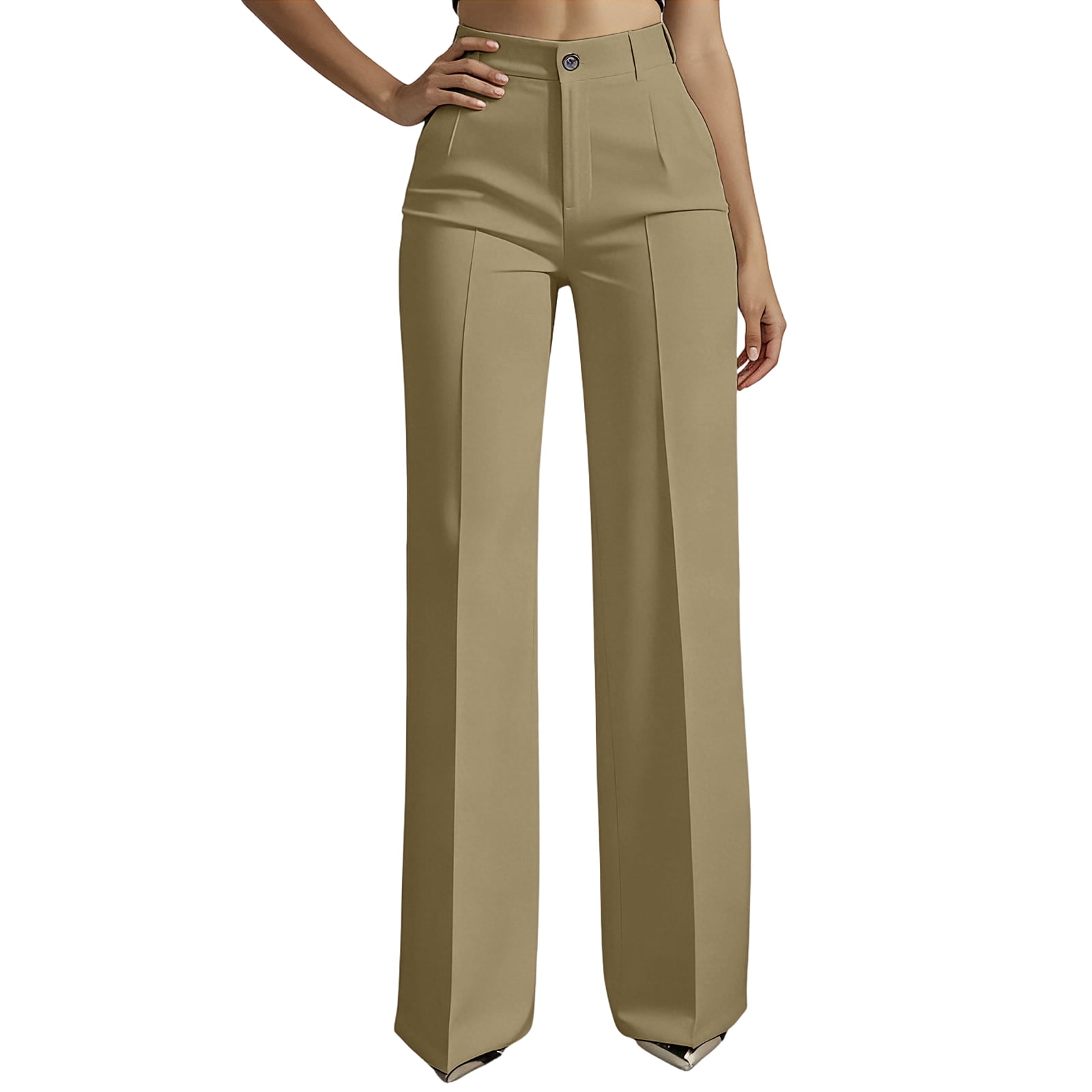 Work By Spring Formula Women Wide Leg Palazzo Pants 2026 Summer Spring High Waisted Business ...