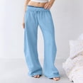 thumbnail image 1 of Women Wide Leg Sweatpants Interior Baggy Sweatpants Sweatpant Casual Barrel Sweatpant, 1 of 5
