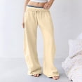 thumbnail image 1 of Women Wide Leg Sweatpants Interior Baggy Sweatpants Sweatpant Casual Barrel Sweatpant, 1 of 5