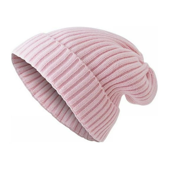 Women Winter Beanie Hat Casual Beanie Gift Lightweight Dwarf Hat Knitted Cuffed Beanie Solid Color