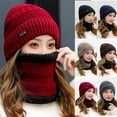 thumbnail image 1 of Dalrosia Women Winter Beanie Hat Scarf Set Warm Fleece Lined Slouchy Thick Baggy Knit Skull Cap, 1 of 3