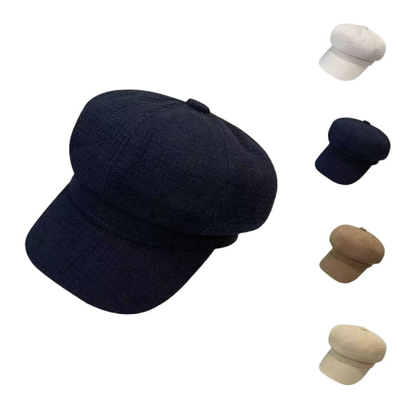 Women Winter Beret Hat – Fashion Casual Wool Painter Cap, Soft Warm Cozy French Style Beret, Elegant Accessory for Streetwear and Everyday Outfits