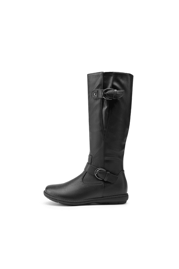 Women Winter Boots Knee High Faux Fur Lined Insulated Tall Boots Comfortable for Fall and Snow