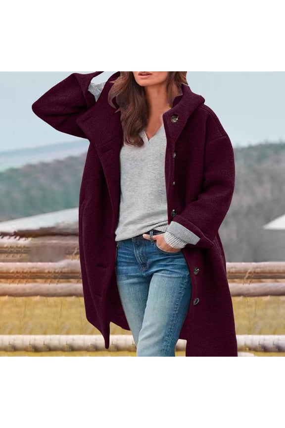 Women Winter Clothes Fuzzy Lapel Open Front Long Cardigan Coat Warm Winter Outwear Jackets Juniors Jackets Woman plus Jackets Button Jacket Lightweight Womens Casual Jacket Button down Jackets Vest