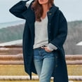 thumbnail image 1 of Women Winter Clothes Fuzzy Lapel Open Front Long Cardigan Coat Warm Winter Outwear Jackets Juniors Jackets Woman plus Jackets Button Jacket Lightweight Womens Casual Jacket Button down Jackets Vest, 1 of 5