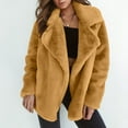 thumbnail image 1 of Women Winter Coat Keep Warm Outerwear Loose Big Collar Coat Women Pullover Jackets for Women with Full Zipper Light Jacket Women Apparel Top Petite Warm Coats for Women Womens Zip Women Jacket Light, 1 of 4