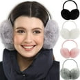 thumbnail image 1 of Women Winter Earmuffs Girl Ski Adjustable Ear Covers for Warmer Outdoor Earmuff Fleece Lining, 1 of 4