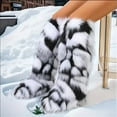 thumbnail image 1 of Women Winter Fluffy Faux Fur Knee High Snow Boots Y26K Outdoor Fashion Boots Luxurious Fashion Shoes, 1 of 4