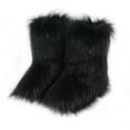 thumbnail image 1 of Women Winter Fluffy Faux Fur Mid-Calf Snow Boots Y5K Non-slip Plush Warm Boots, 1 of 1