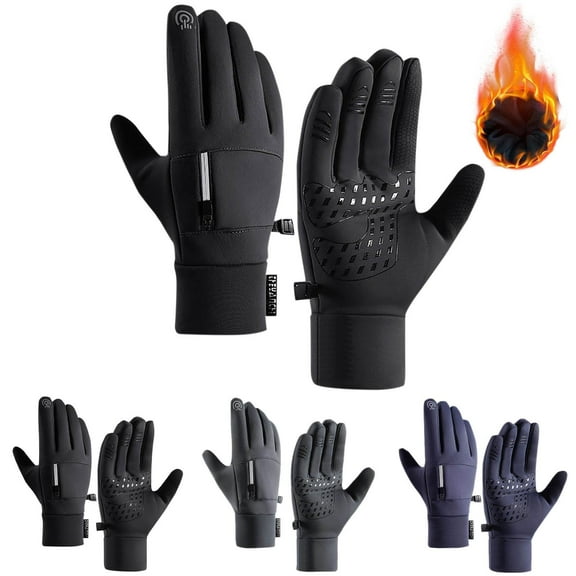 Women Winter Gloves Heated and Warm All Finger Adjustable Temperature Heating Removable and Washable