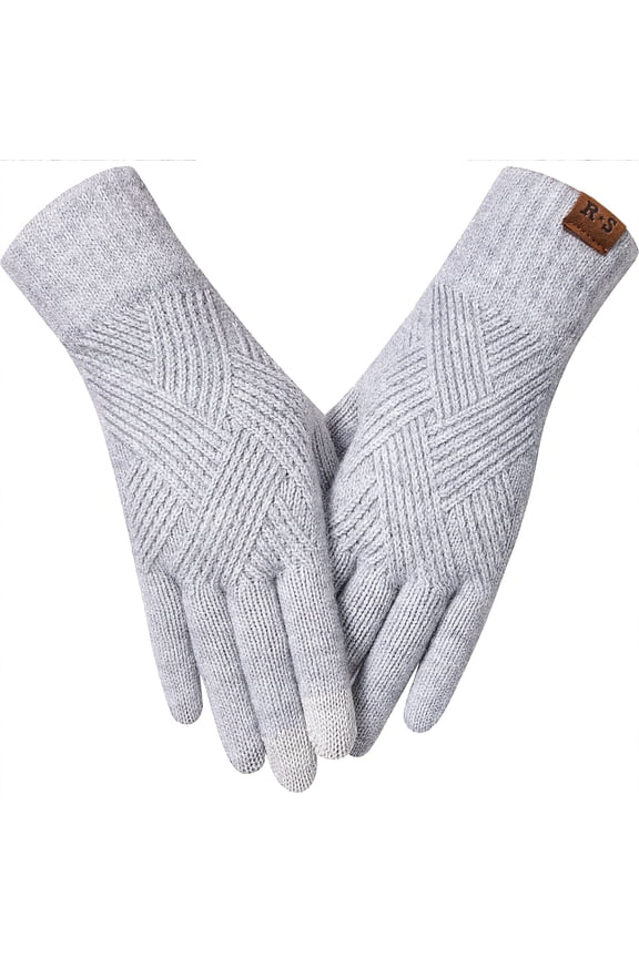 Winter Gloves for Women Touch Screen Elastic Thermal Knit Lining Warm Gloves for Cold Weather