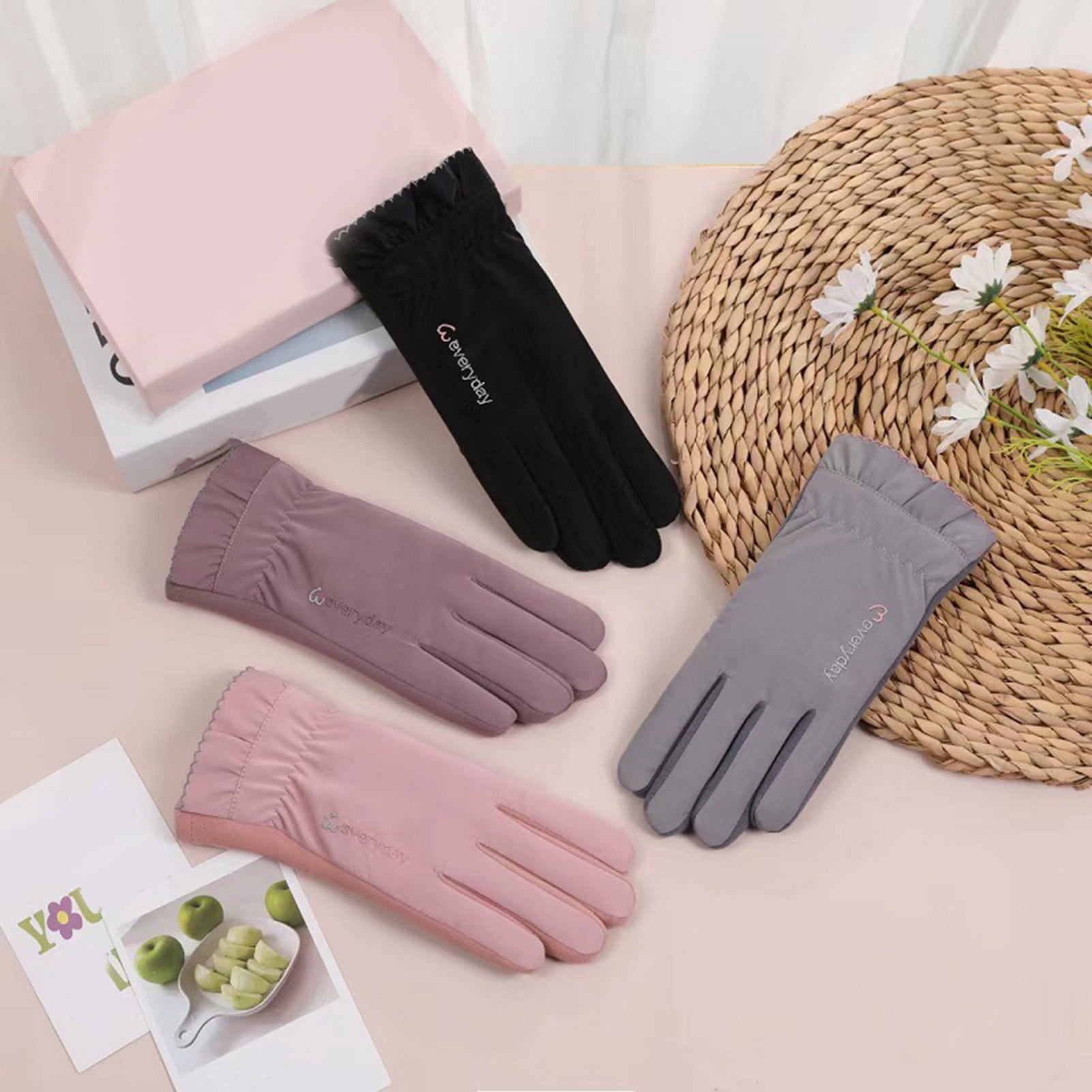 Women Winter Gloves Warm Touchscreen Gloves Windproof Gloves for Women ...