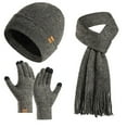 thumbnail image 1 of Women Winter Hat Beanie Long Scarf Gloves Set Warm Clothes Set With Knit Fleece Lined For Women/Men Winter Multicolor, 1 of 1