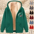 thumbnail image 1 of Women Winter Hoodies Zip Up Fleece Long Sleeve Warm Sweatshirts Jacket, 1 of 6