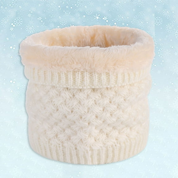 Women Winter Neck Warmer Gaiter Double Layer Soft Lined Thick Knit Scarf Windproof Fashion Scarfs for Women Silk Ski for Women Kerchief for Women Dome Cap for Men Neck Covers for Skiing Face Scarf for