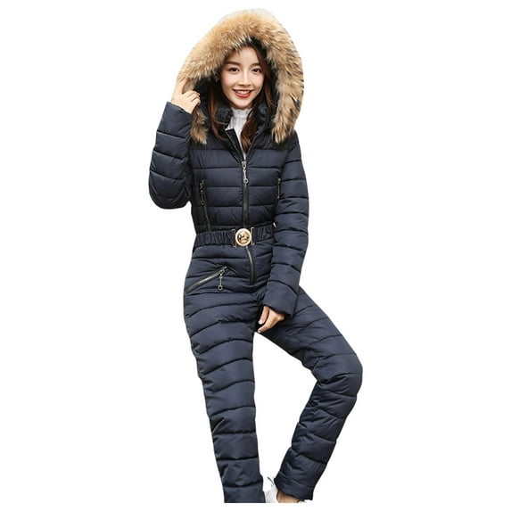 Women Winter Onesies Ski Jumpsuit Outdoor Waterproof Snowboarding Suit Snowsuit Ski Jackets and Pants
