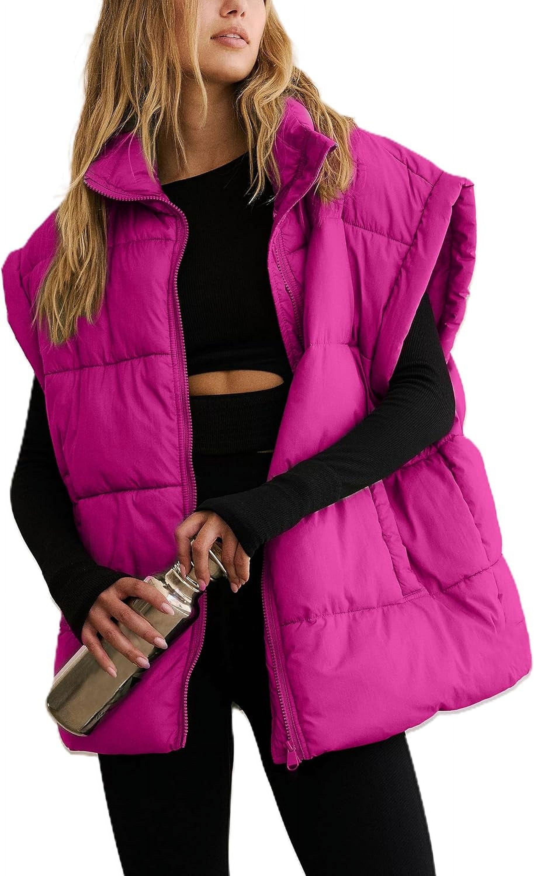 Over-sized puffer vest