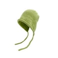 thumbnail image 1 of ZQUUVOU Women Winter Peruvian Cover Ears Beanie Hat Ear Flaps Sherpa Hats Knit Fleece Lined Green, 1 of 5
