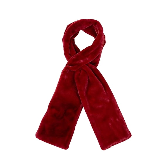 Faux Scarf with Hidden Zippered Pocket for Storing Your Phone Valuables, Women Winter Scarf, Soft Cozy Scarf with Pockets for Women G
