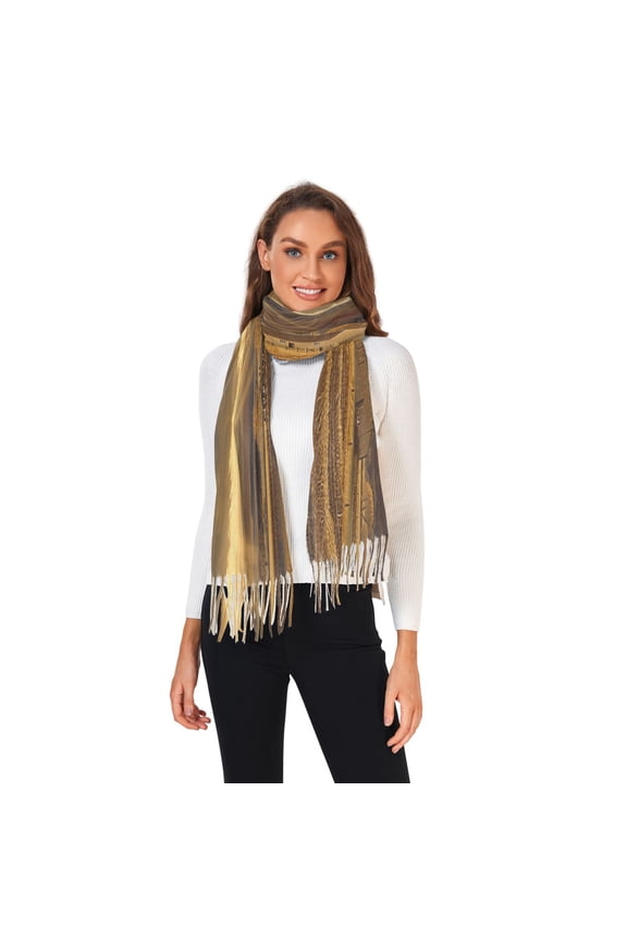Women Winter Scarves Fashion Pashmina Shawl Wraps Long Blanket Scarf for Fall Spring Farms with Sunshine