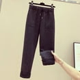 thumbnail image 1 of Women Winter Solid Color High Waist Keep Warm Long Pants Women's Thermal Underwear Bottoms Petite Thermal Underwear Top for Women Tall Mens Long Underwear Pants Womens Long Underwear Warmest Long, 1 of 6