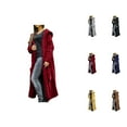 thumbnail image 1 of Women Winter Solid Solid Knitted Loose Hooded Long Cardigan Sweater Pocket Coat Cardigan Sweaters for Women, 1 of 2