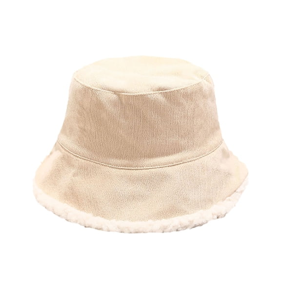 Women Winter Spring Hat Solid Color Fashion Corduroy Warm Hat Fisherman Hat Sunscreen Warm Winter Outdoors Hat
