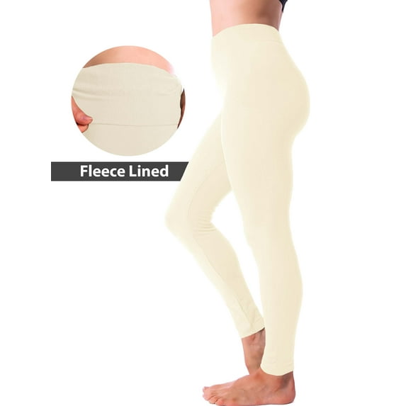 Kuda Moda Women Winter Warm Fleece Lined Thick Brushed Full Length Leggings Thermal Legging Pants
