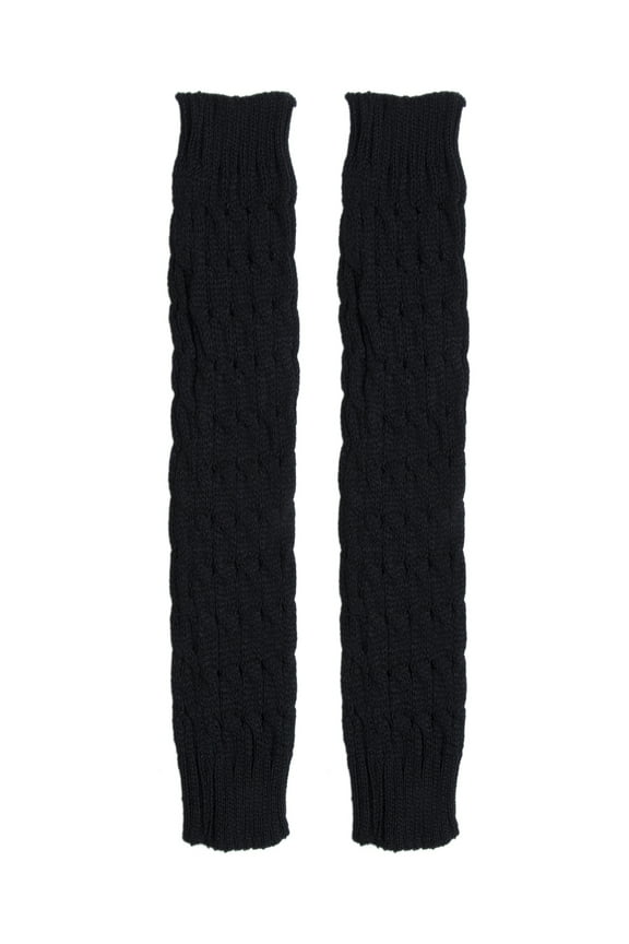 Women Winter Warm Knit High Knee Leg Warmers Crochet Leggings Boot Socks Slouch