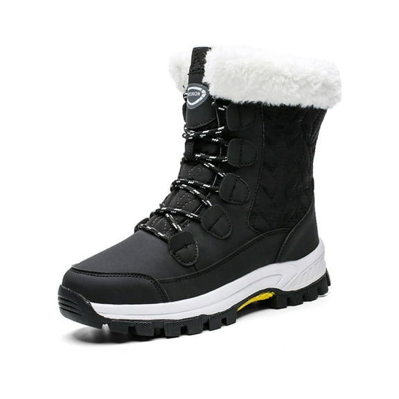 Women Winter Warm Shoes Waterproof Comfortable Mid Calf Outdoor Snow Boots