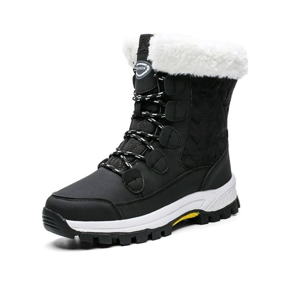 Women Winter Warm Shoes Waterproof Comfortable Mid Calf Outdoor Snow Boots