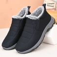 thumbnail image 1 of Women Winter Warm Snow Boots,Wide Toe Lightweight Furry Lining Thermal Winter Shoes,with Arch Support,Casual Outdoor Slip On Waterproof Hiking Short Boots, 1 of 5