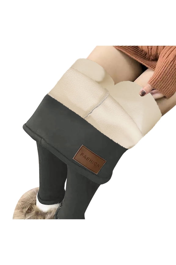 Women Winter Warm Thick Leggings Sherpa Fleece Lined Stretchy Soft Thermal Pants High Waist Tights