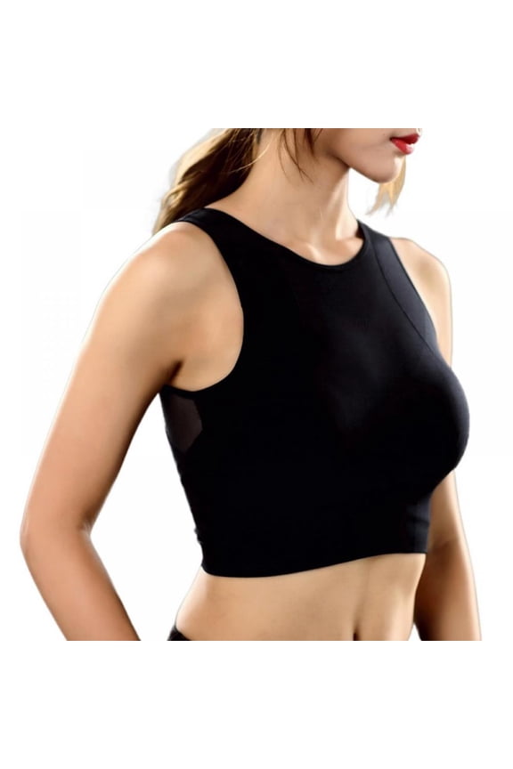 Women Wire Free Solid Sport Bra Running Yoga Fitness Sports Tank Tops Quick-drying Gym Bralettes