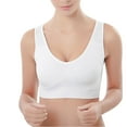 thumbnail image 1 of Women Wirefree Seamless Sport Bra Girl Breathable Push Up Yoga Running Top, 1 of 3
