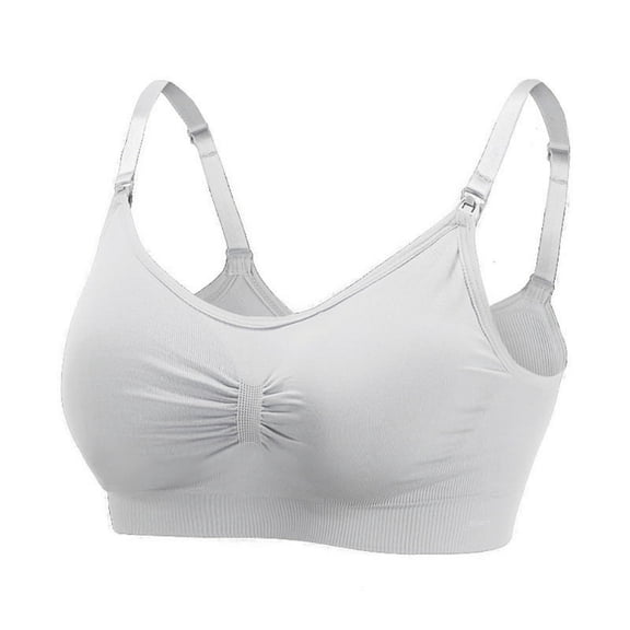 Women Wireless Breastfeeding Bra Seamless Front Buckle Maternity Bra Pregnant Underwear