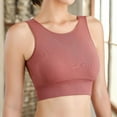 thumbnail image 1 of Women Wireless Mesh Stitching Bra Quick-drying Yoga Sports Underwear Breathable Shockproof Padded Athletic Bras Fitness Tops Vest, 1 of 5