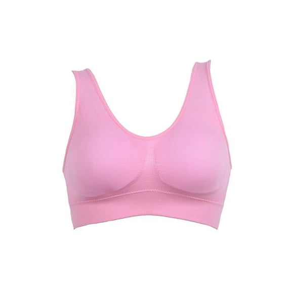 Women Wireless Sports Bra Padded Yoga Crops Cami Push Up Vest Stretch Support Top