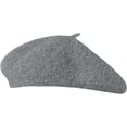 thumbnail image 1 of Women Wool Beret Hat French Style Solid Color, 1 of 5