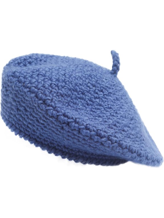 Women Wool French Beret Hat for Women Winter Knitted Berets Artist Cap